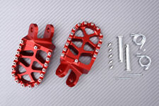 Repose-Pieds Rouge en Alu D&G Cross / Enduro KAWASAKI KLX 650 / KLX650 1993-1996