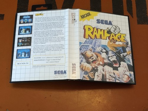 Sega master system - master, jeu
