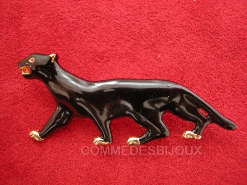 Broche vintage panthère - broche,