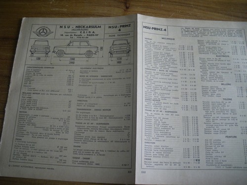 Fiche technique double nsu - double,