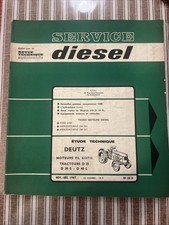 Revue Technique Tracteur Deutz D 25 2 30 40 S L Moteurs F AL 612 712