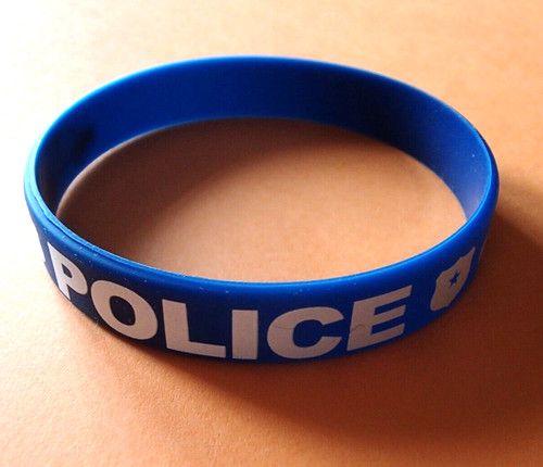 Brassard police caoutchouc - brassard,