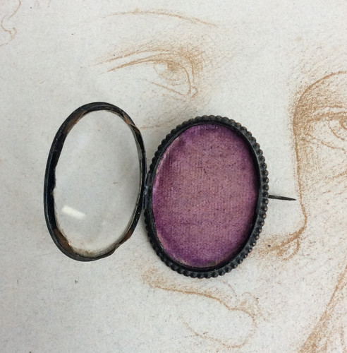 Ancien pendentif médaillon - ancien,