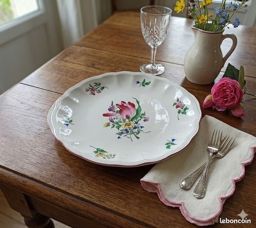 Plat rond gâteau luneville - rond,
