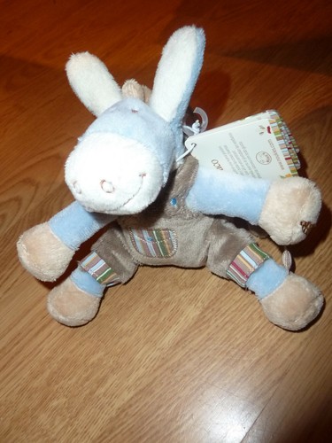 Doudou peluche âne - peluche,