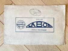 Antique Buvard Advertising - Labor Cycles - Dunlop Blue Collection Bike Tires
