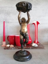 Sculpture En Bronze Satyre