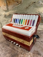 Ancien jouet accordeon déco