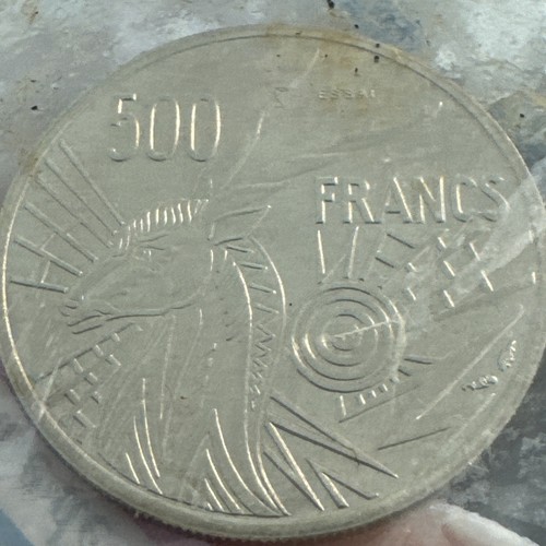 Pièce 500 francs - monnaie, de