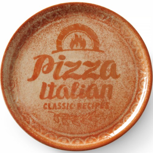 Assiette pizza en - pizza,