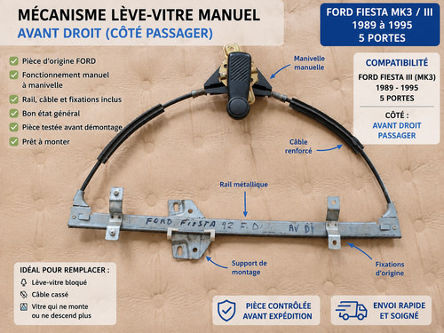 Mécanisme lève vitre - mécanisme, lève-vitre