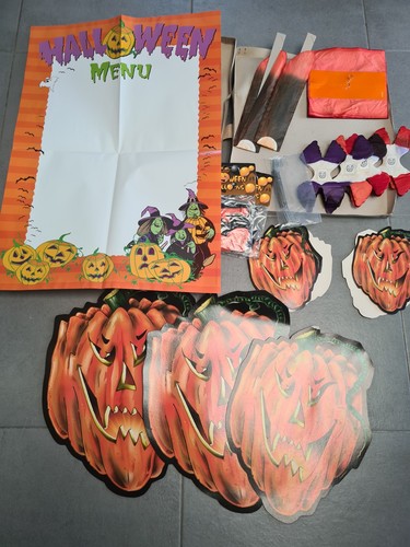 Kit halloween décoration neuf - décoration,