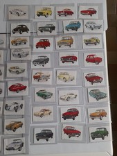 75 chromos voitures chocolat