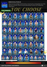 DIGITAL Topps WWE Slam 25 - EVOLUTION Light Blue Base - You Pick/Choose