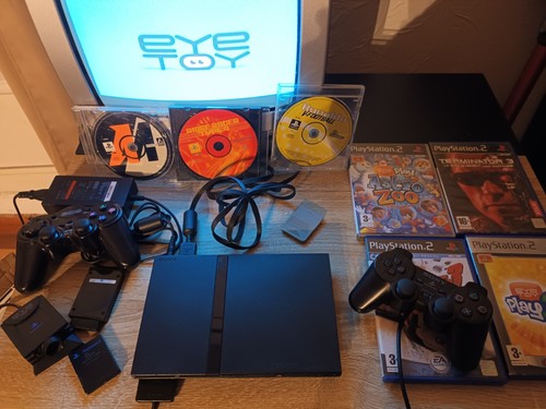Sony playstation slim noir - playstation, 2