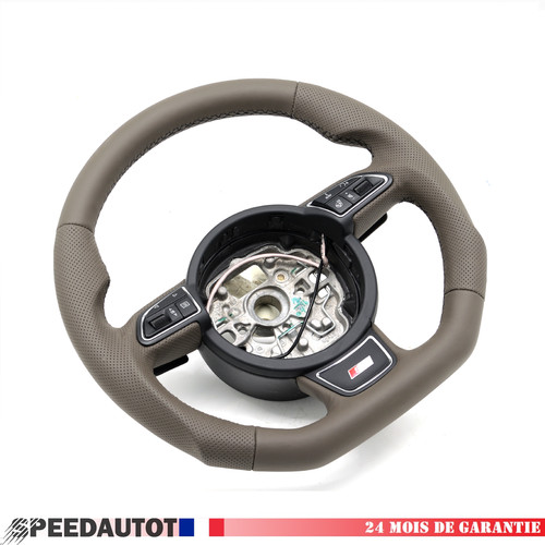Volant cuir aplati - ,