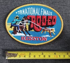 '78 National Finals RODEO NFR HESSTON Calf Ropin' Embroidered Iron On PATCH