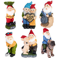 Nain de Jardin Classique 23-26 cm Figurine Gnome Extérieur Ornements Décoration