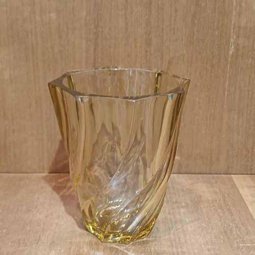 Ancien vase verre - ancien, fumé