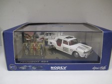 PEUGEOT 404 Tour de France TDF + Equipe 3 VELO Cycliste par NOREV 474400 au 1/43