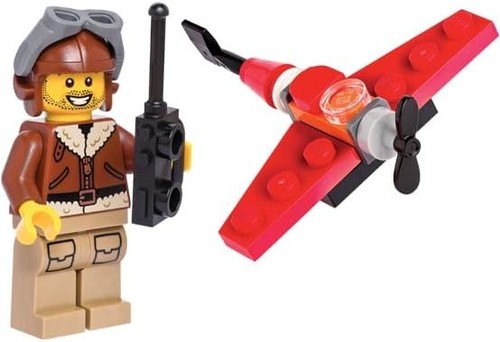 Lego city freddie flyer pilote - lego,
