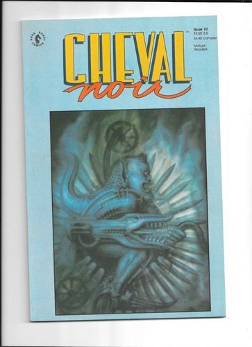 Cheval noir 1990 b w - cheval,