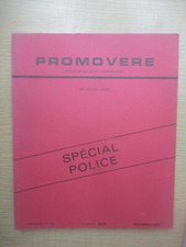 PROMOVERE Numéro 28 de 1981 Spécial Police (Police Belge,le GIGN,Cannes-Ecluse