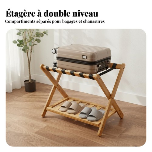 Porte valise hôtel - porte-valise, avec