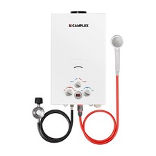 Camplux 10L 2.64GPM Outdoor Portable Propane Gas Tankless Water Heater, BW264