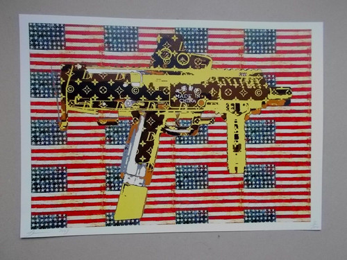 Serigraphie originale death - serigraphie,