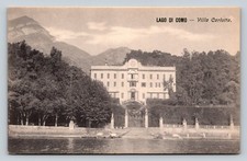 Lake Como Villa Carlotta in Italy Vintage Postcard 0612