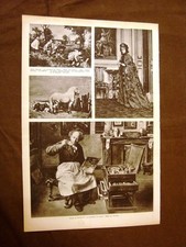 Stampa del 1939 Opere Bruegel, Stevens, Werwée, De Braekeleer, Van Eyck, Metsys