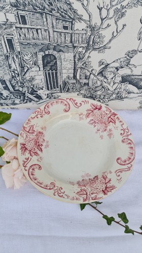 Ancienne assiette terre fer - ancienne,