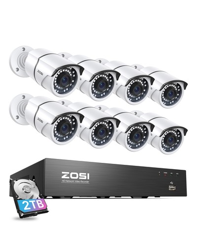 Zosi 8ch 265 5mp poe - 8ch, h.265+