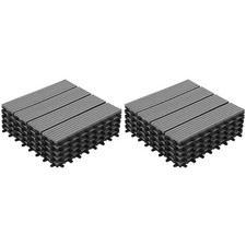 Lot de 10 dalles de terrasse