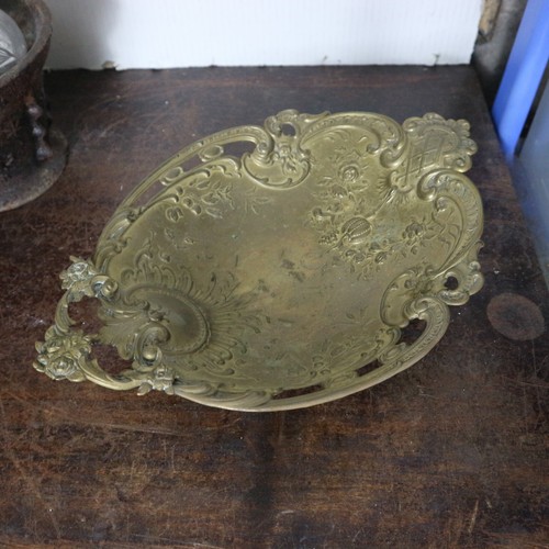 Ancienne corbeille laiton - corbeille, en
