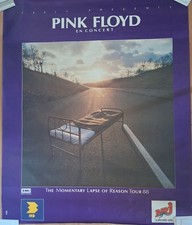 PINK FLOYD Affiche Concert Vintage, ORIGINALE 120x160 RARE 