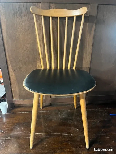 Chaise bois rustique - en,