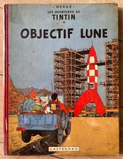 HERGE TINTIN OBJECTIF LUNE EO