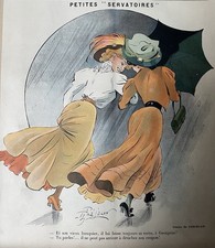 Élégante/Paris/1900/Gravure/