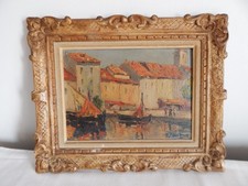 ANCIEN TABLEAU Huile sur