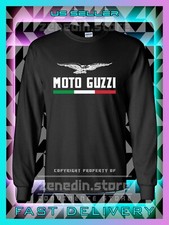New Moto Guzzi Motorcycle Logo Men's Long Sleeve T-Shirt American Men T-Shirt