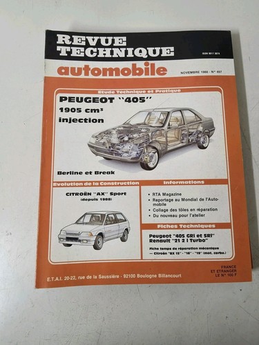 Revue technique automobile - technique,