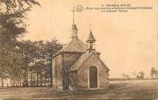 Belgium LES FAGNES Baraque Michel Fischbach chapel postcard