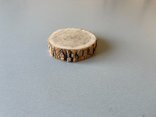 Socle rond bois brut pour - socle,