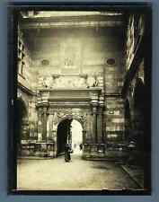 France, Toulouse, Porte interior du Capitole Vintage silver print. Haute Garo