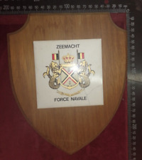 CREST MARINA BELGIAN ZEEMACHT FORCE NAVALE RARE!