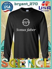 Sonus Faber Artisan Of Sound Logo Long Sleeve Men's T-Shirts American Size Tees