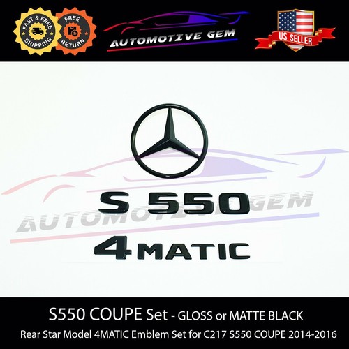 S550 coupe 4matic rear star - s550,