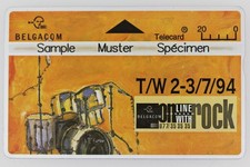 L&G Belgacom On Line With Rock 2 Belgium Dummy Card (47539)